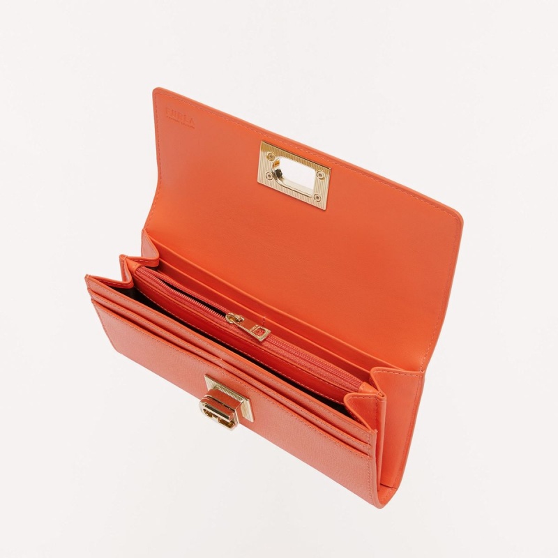 Furla 1927 Stor Pung Dame Orange | 6917-ASFTX