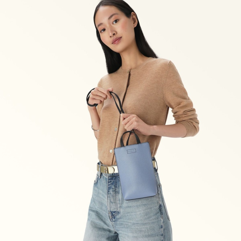 Furla CAMELIA Crossbody Taske Dame Platin | 8974-GXURT