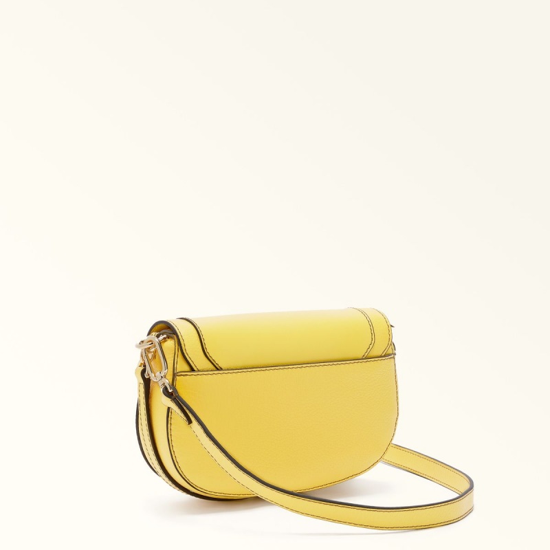 Furla CLUB 2 Crossbody Taske Dame Gul | 5061-TOMVK