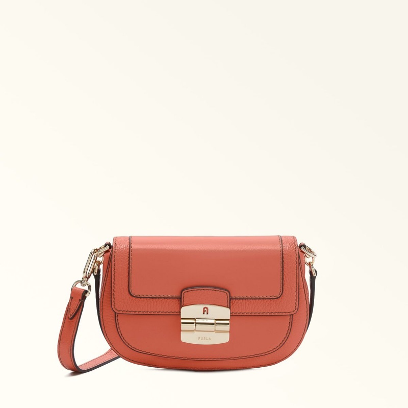 Furla CLUB 2 Crossbody Taske Dame Lyserød | 5182-OAWJD