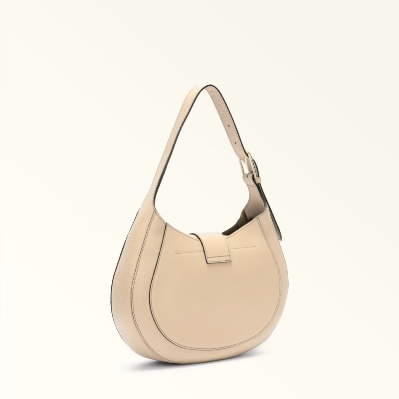 Furla CLUB 2 Skuldertasker Dame Beige | 1476-AXJKG