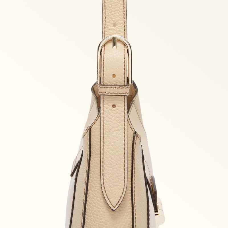 Furla CLUB 2 Skuldertasker Dame Beige | 1476-AXJKG