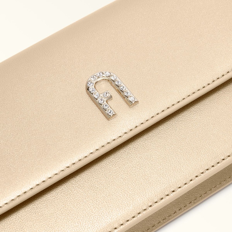 Furla DIAMANTE Mini Tasker Dame Beige | 4236-AYUJZ