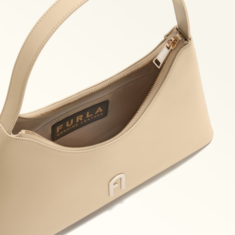 Furla DIAMANTE Skuldertasker Dame Beige | 8374-XSHQW