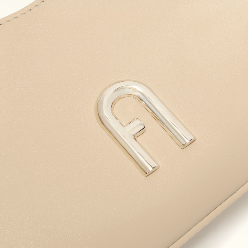 Furla DIAMANTE Skuldertasker Dame Beige | 3657-LCREH