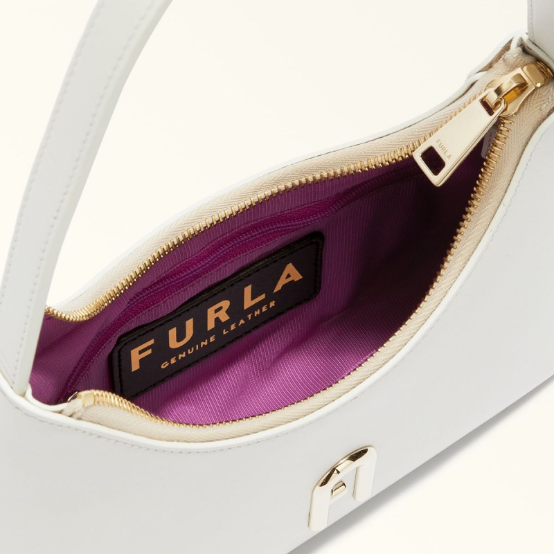 Furla DIAMANTE Skuldertasker Dame Hvide | 2538-MNVFY