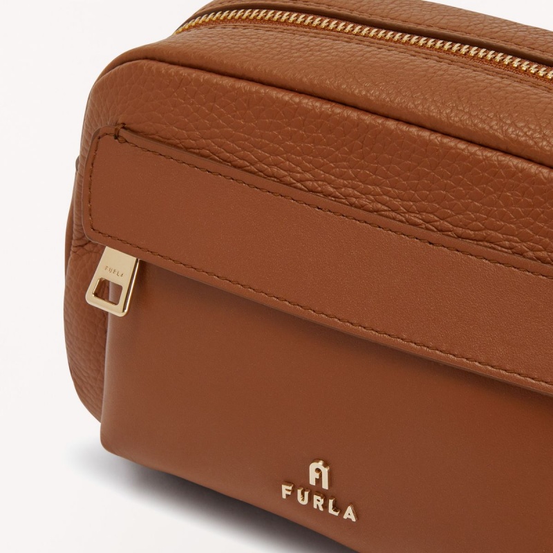 Furla FAVOLA Crossbody Taske Dame Brune | 2814-UFGHX