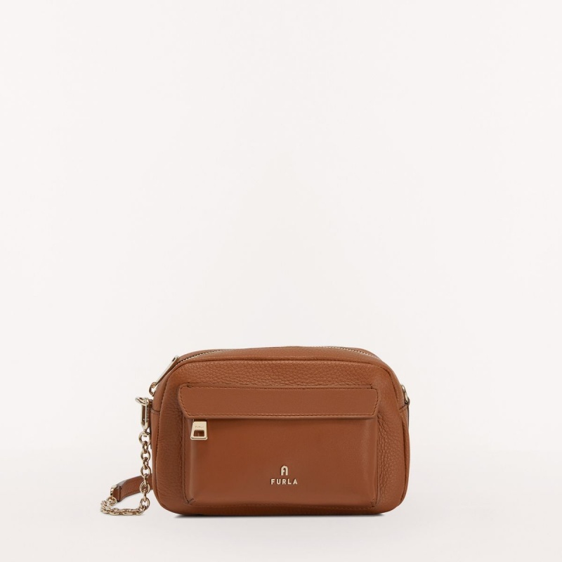 Furla FAVOLA Crossbody Taske Dame Brune | 2814-UFGHX