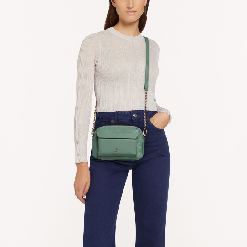 Furla FAVOLA Crossbody Taske Dame Grøn | 9624-XLKGI