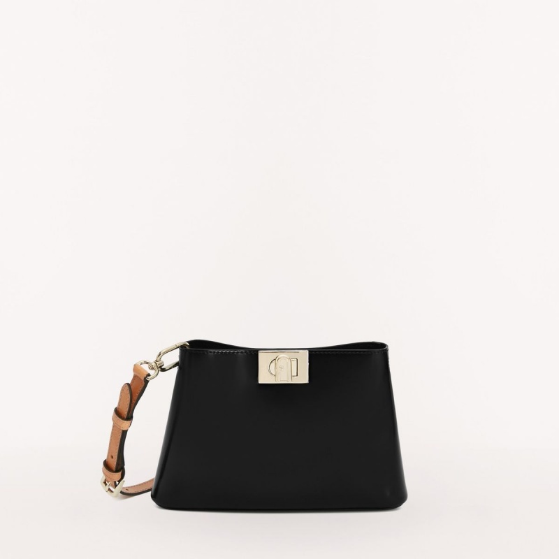 Furla FLEUR Skuldertasker Dame Sort | 8032-IRCUX