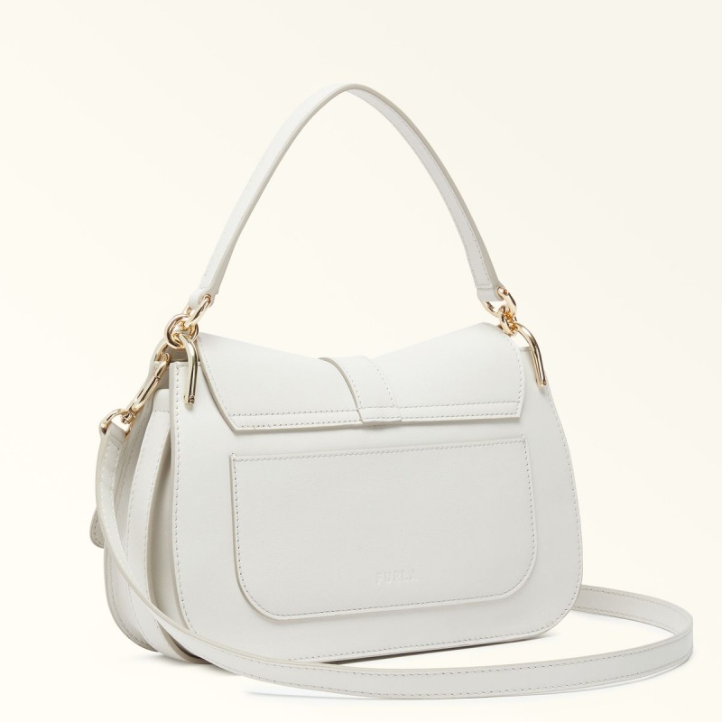 Furla FLOW Håndtaske Dame Hvide | 9157-ZDPLW