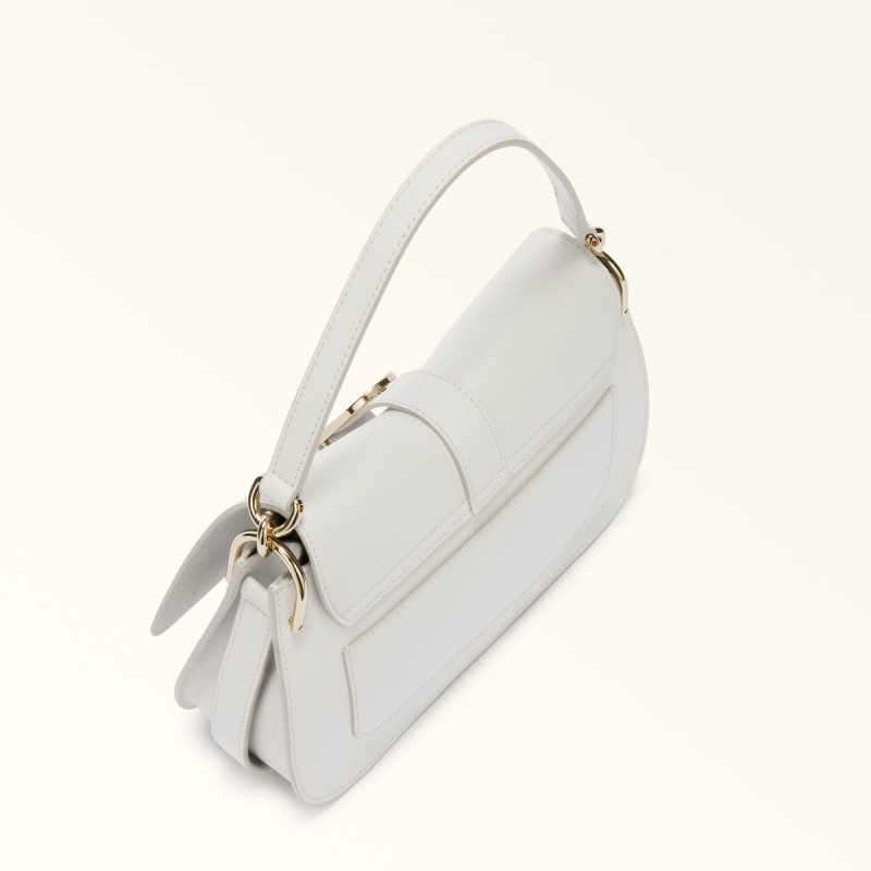 Furla FLOW Håndtaske Dame Hvide | 9157-ZDPLW