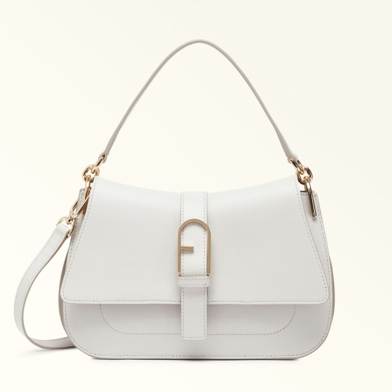 Furla FLOW Håndtaske Dame Hvide | 9157-ZDPLW