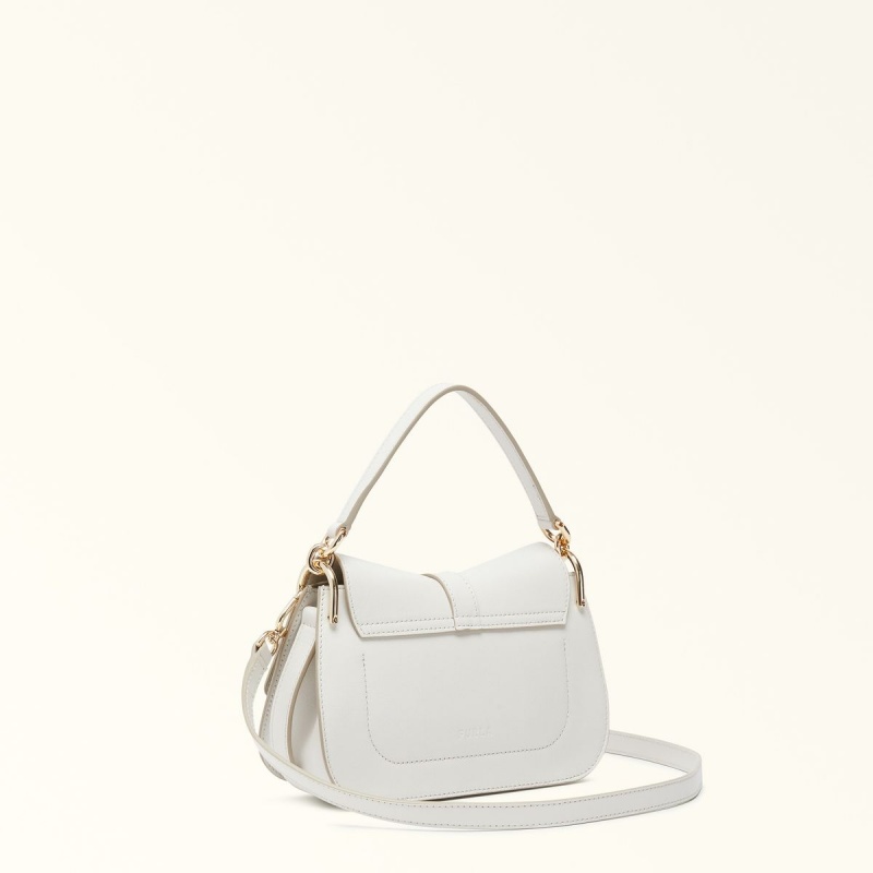 Furla FLOW Håndtaske Dame Hvide | 9731-FLXRZ