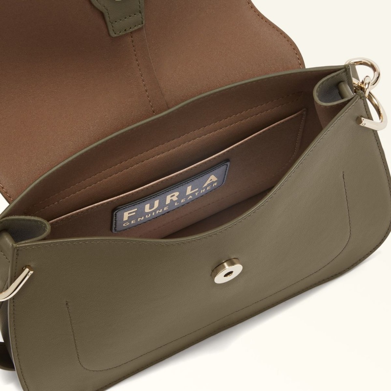 Furla FLOW Håndtaske Dame Olivengrøn | 6710-XNAMP