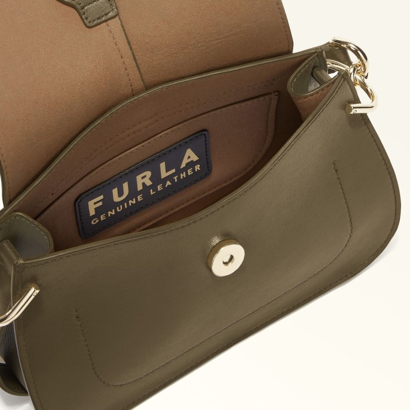 Furla FLOW Håndtaske Dame Olivengrøn | 9427-HCSVA