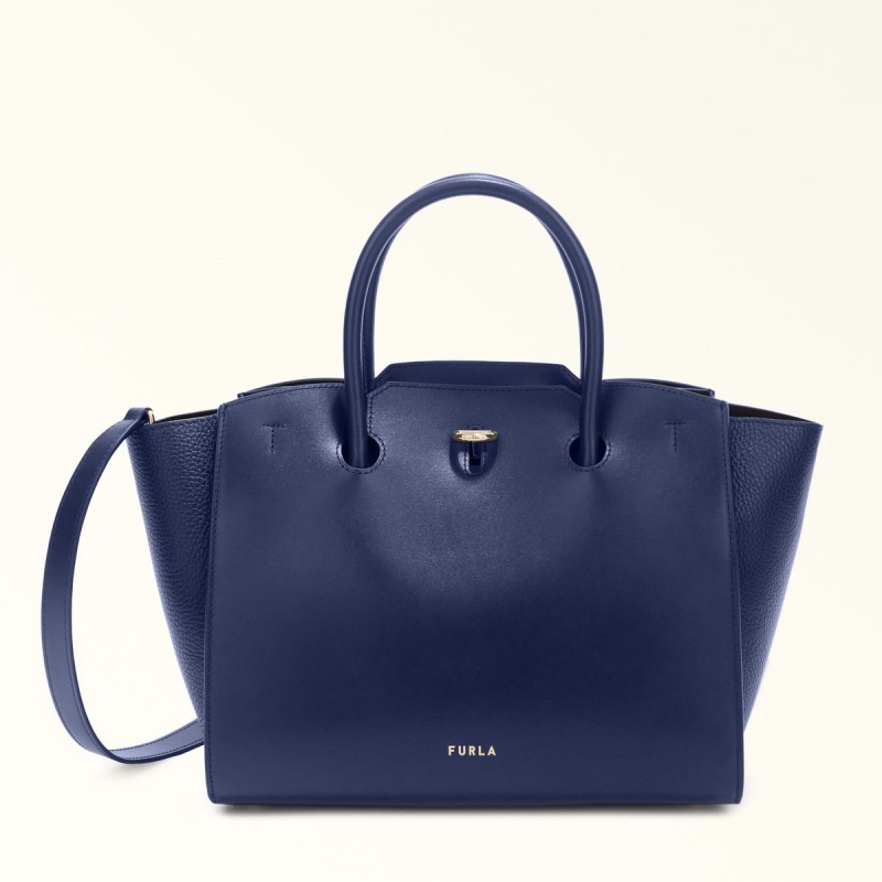 Furla GENESI Totes Dame Mørkeblå | 5864-RDGQK