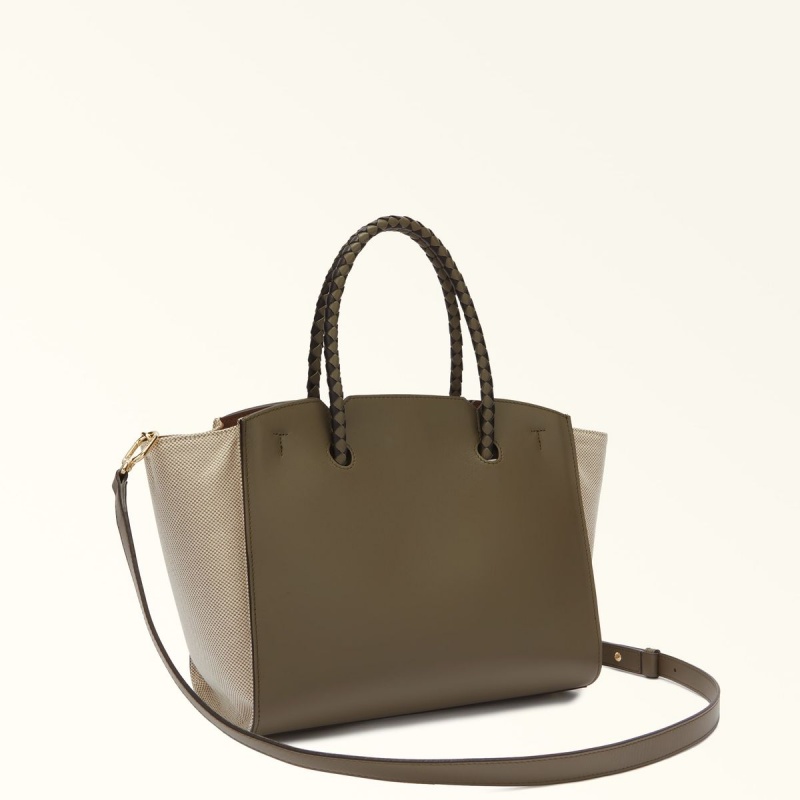 Furla GENESI Totes Dame Olivengrøn | 5983-OTELK