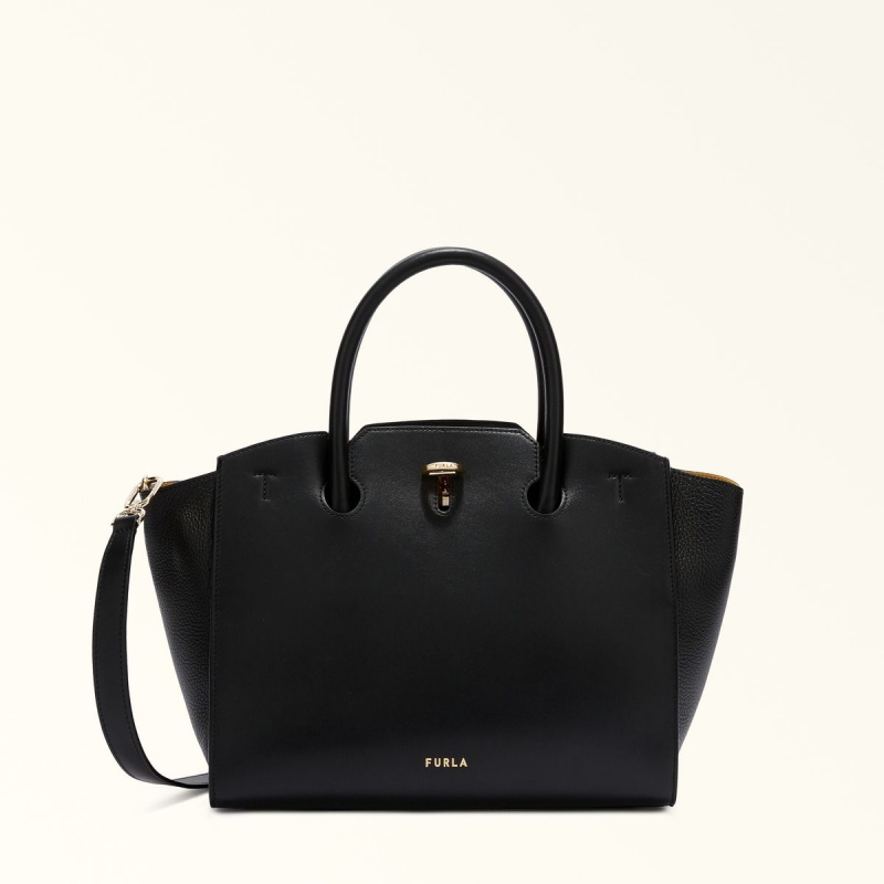 Furla GENESI Totes Dame Sort | 4037-QHIPX