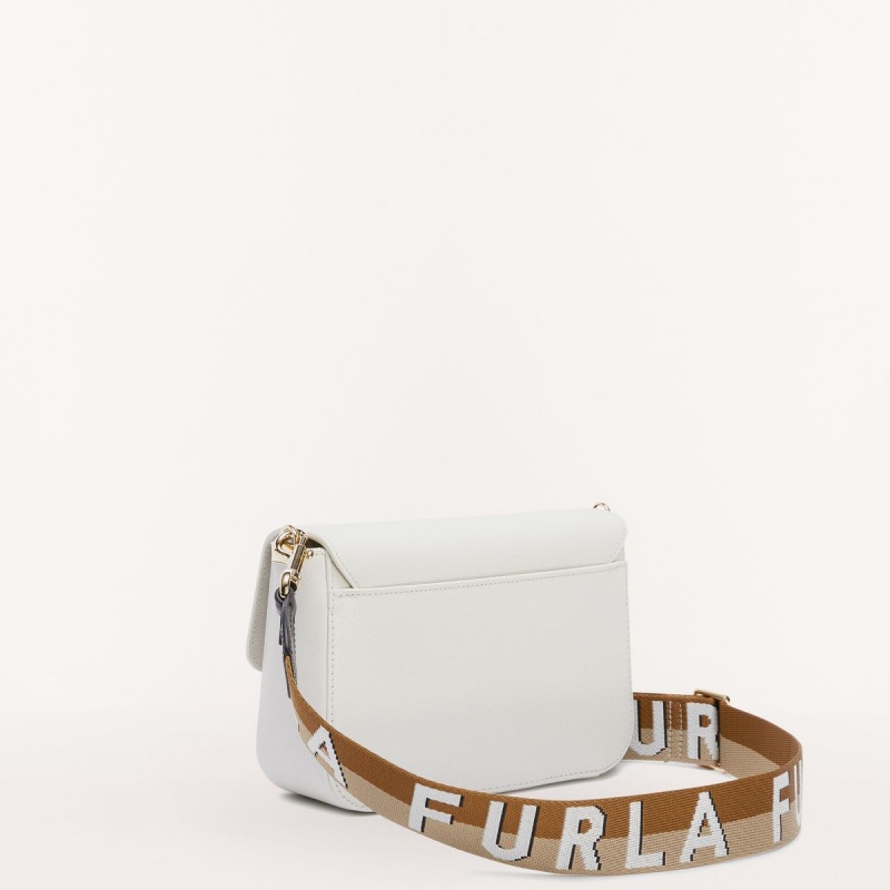 Furla METROPOLIS Crossbody Taske Dame Hvide | 4863-YFWKP