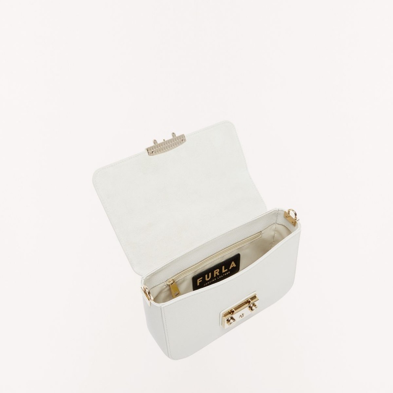 Furla METROPOLIS Crossbody Taske Dame Hvide | 4863-YFWKP