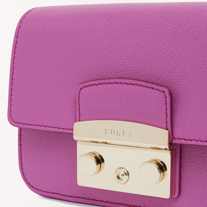 Furla METROPOLIS Crossbody Taske Dame Lilla | 1025-TIDBU