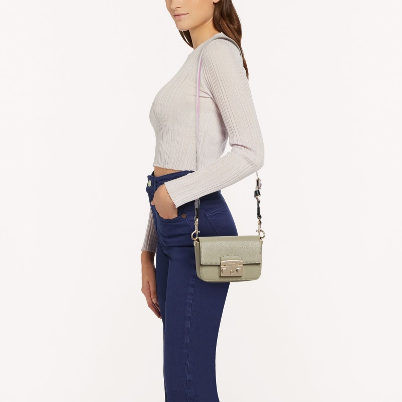 Furla METROPOLIS Crossbody Taske Dame Lilla | 7934-PSECH