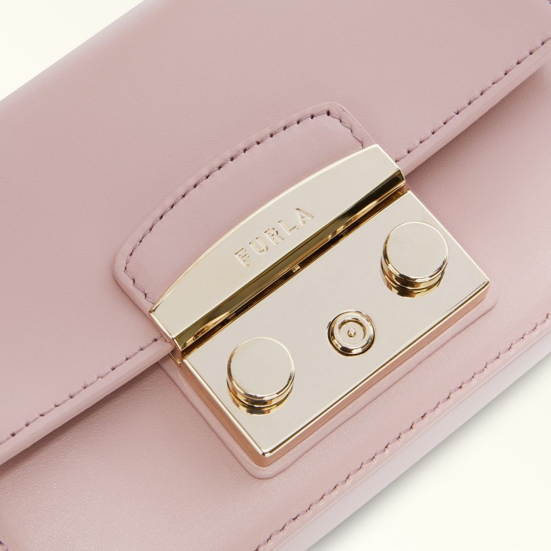 Furla METROPOLIS Crossbody Taske Dame Lyserød | 7469-WIZPF