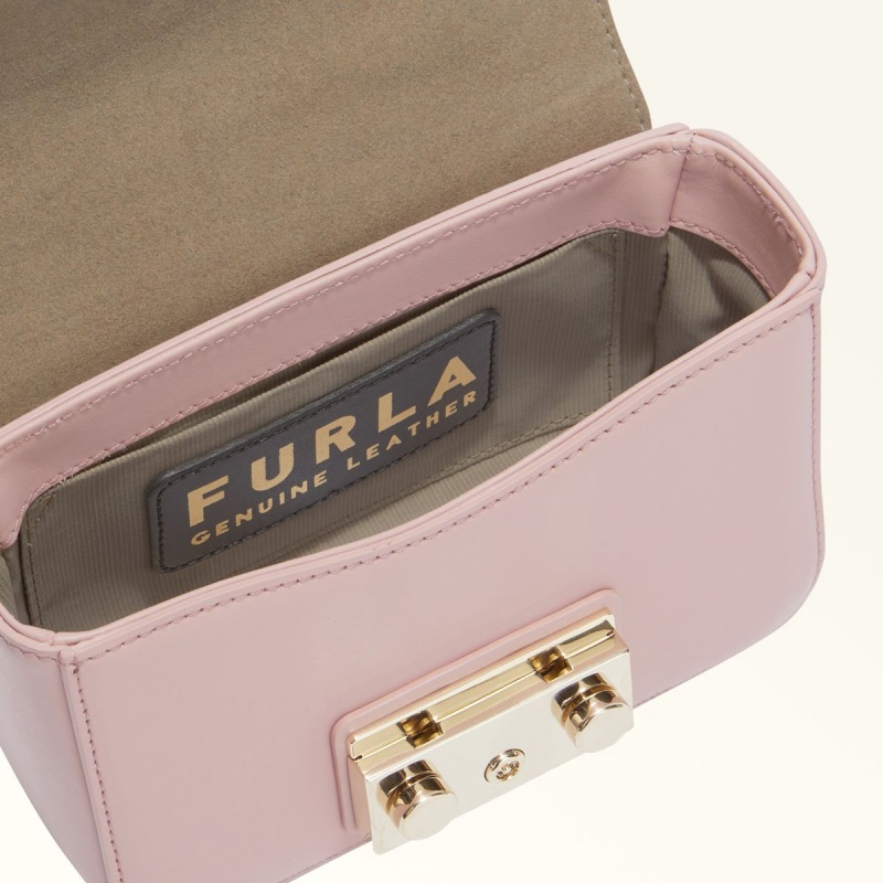 Furla METROPOLIS Crossbody Taske Dame Lyserød | 7469-WIZPF