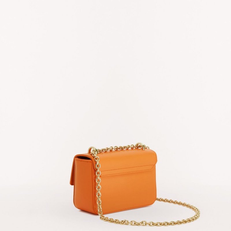 Furla METROPOLIS Crossbody Taske Dame Orange | 6093-BTZAH