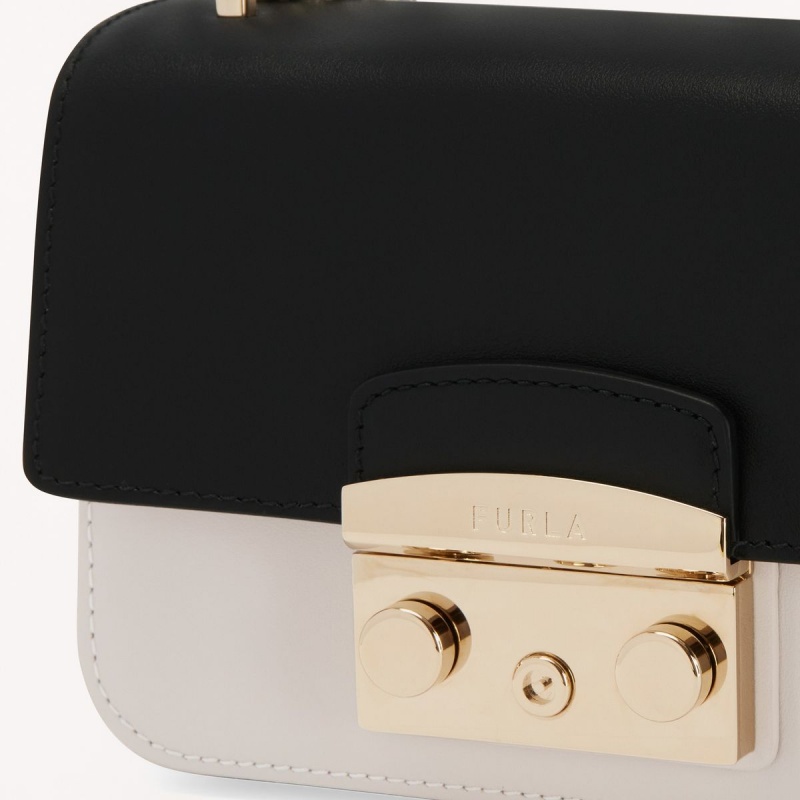 Furla METROPOLIS Crossbody Taske Dame Sort | 2304-XTUOI