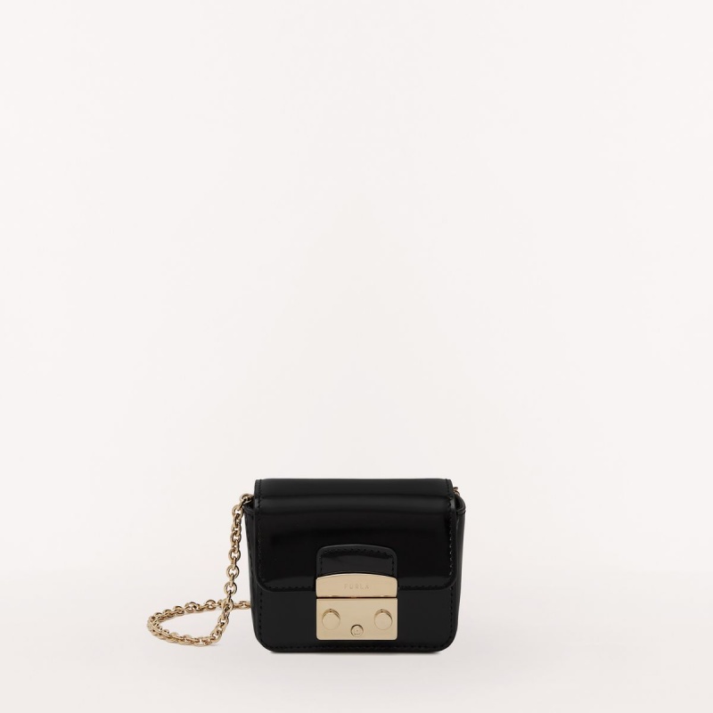 Furla METROPOLIS Mini Tasker Dame Sort | 3496-BGUZS