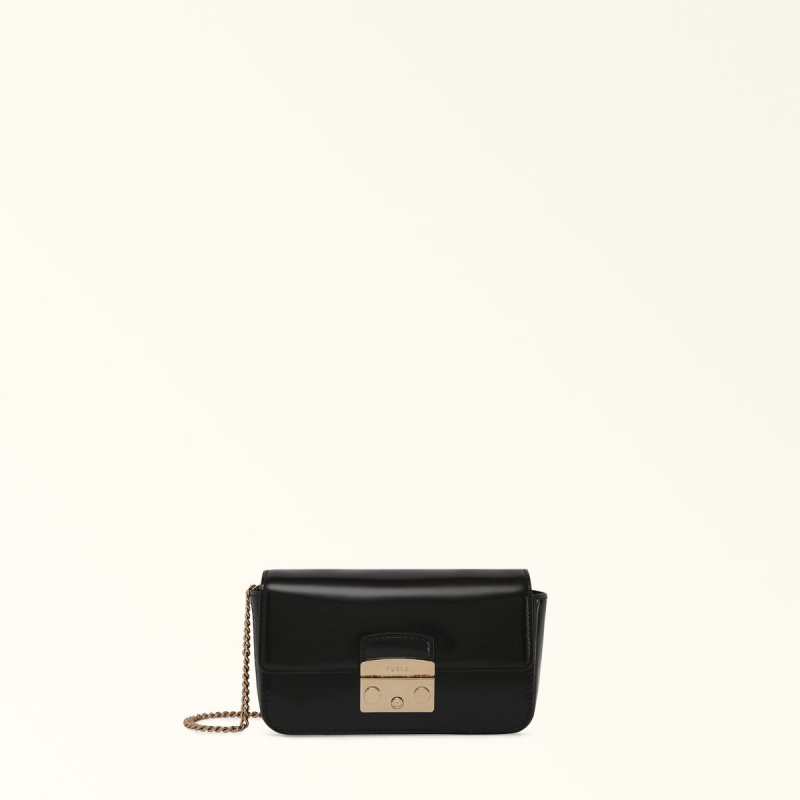 Furla METROPOLIS Mini Tasker Dame Sort | 7346-XZKOY