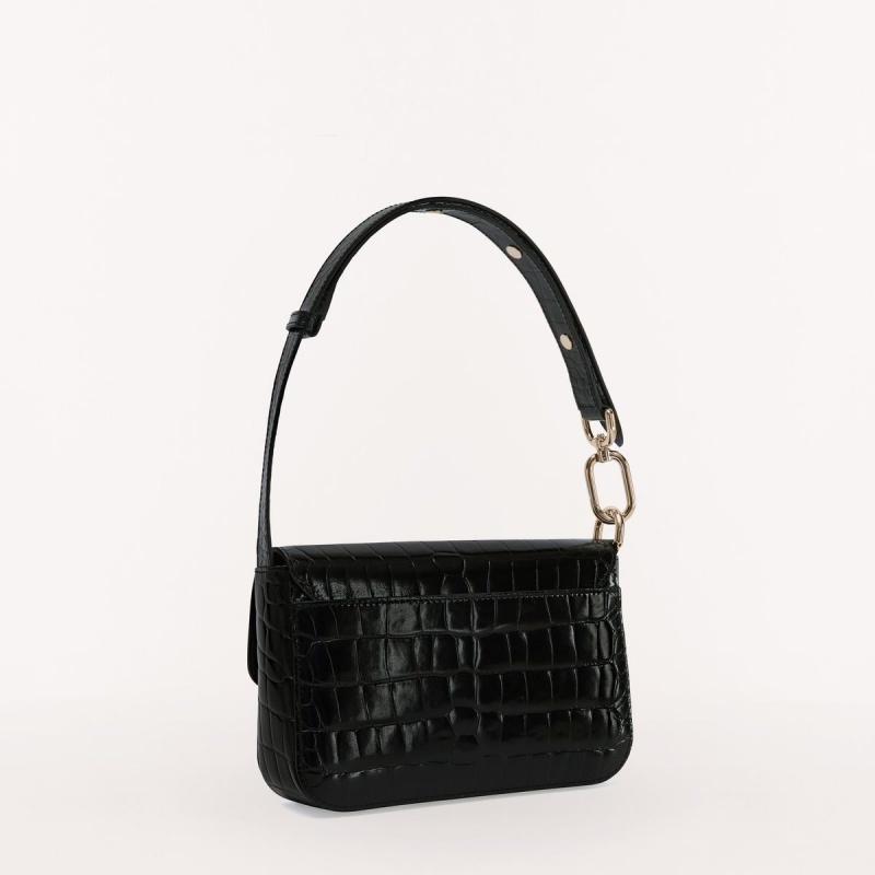 Furla METROPOLIS Skuldertasker Dame Sort | 2849-JXEVS