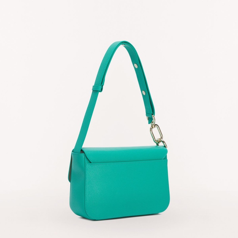 Furla METROPOLIS Skuldertasker Dame Turkis | 5684-FQRHD