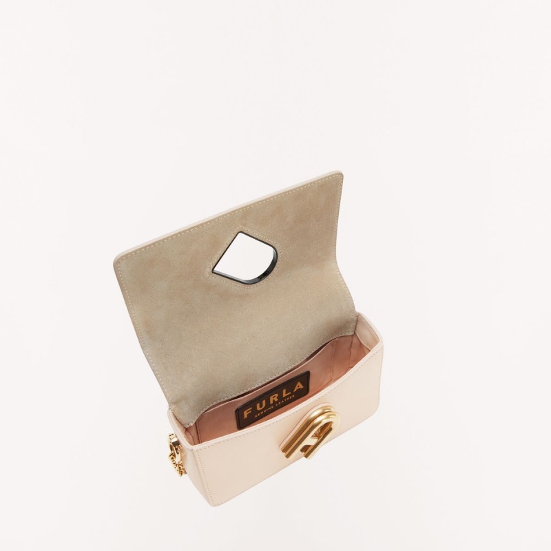 Furla MY JOY Crossbody Taske Dame Beige | 8930-XIAVD