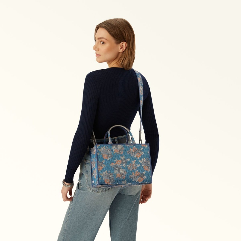 Furla OPPORTUNITY Totes Dame Blomster | 1594-ZJXYE