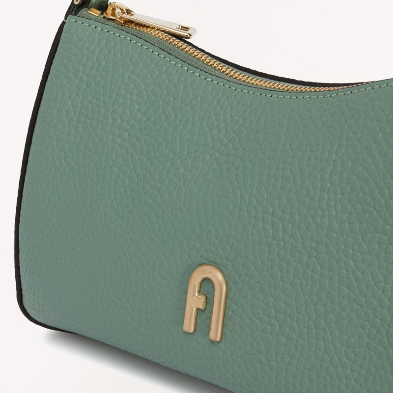 Furla PRIMULA Crossbody Taske Dame Grøn Grå Brune | 2503-FCZGL