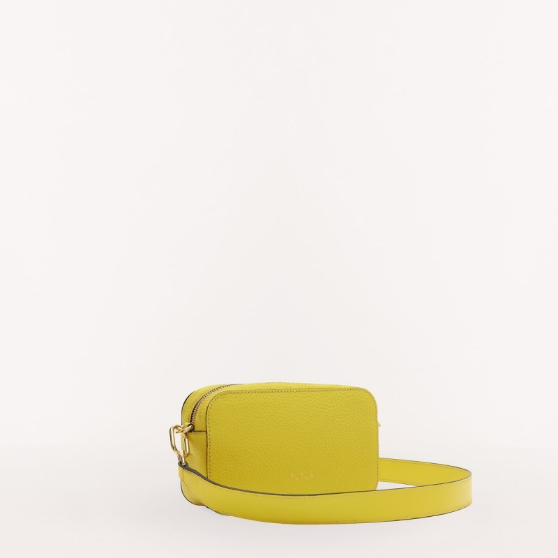 Furla PRIMULA Crossbody Taske Dame Gul | 2149-HMJYD