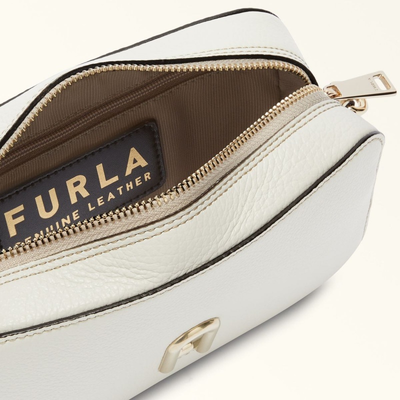 Furla PRIMULA Crossbody Taske Dame Hvide | 2135-NQLMF