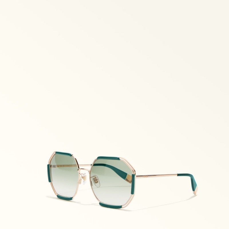 Furla SUNGLASSES Solbriller Dame Grøn | 3548-LXTAW