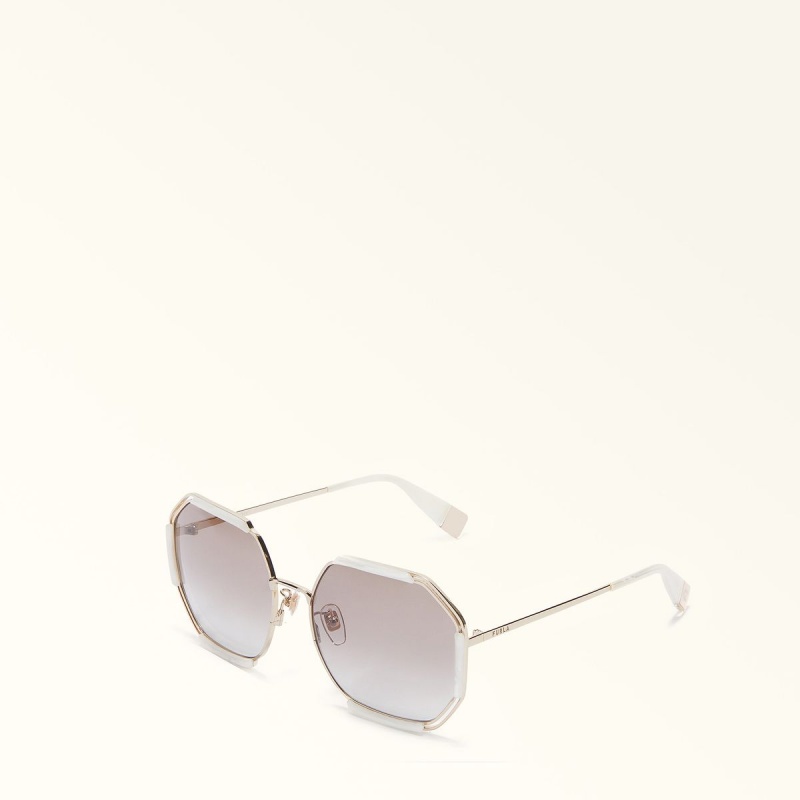 Furla SUNGLASSES Solbriller Dame Hvide | 8425-CITPK