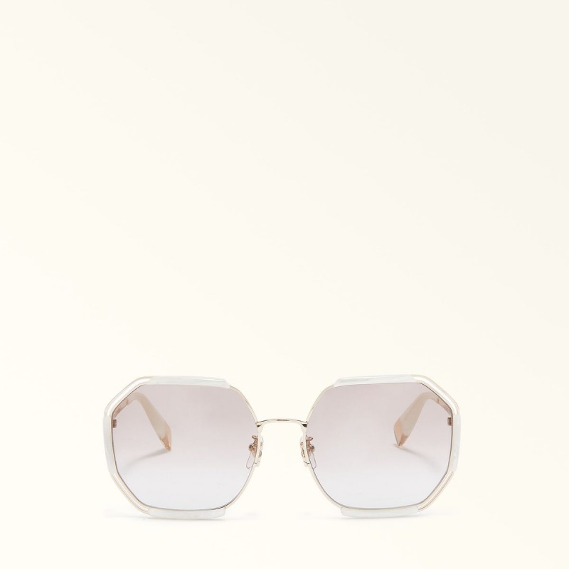 Furla SUNGLASSES Solbriller Dame Hvide | 8425-CITPK